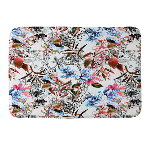 Marta Barragan Camarasa Wild bloom in the meadow Memory Foam Bath Mat