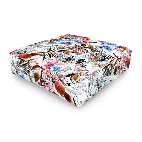Marta Barragan Camarasa Wild bloom in the meadow Outdoor Floor Cushion