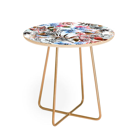 Marta Barragan Camarasa Wild bloom in the meadow Round Side Table