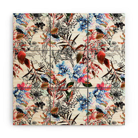 Marta Barragan Camarasa Wild bloom in the meadow Wood Wall Mural