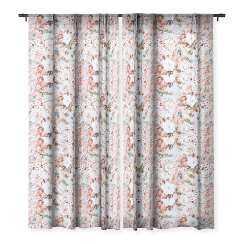 Marta Barragan Camarasa Wild botanical garden I Sheer Window Curtain