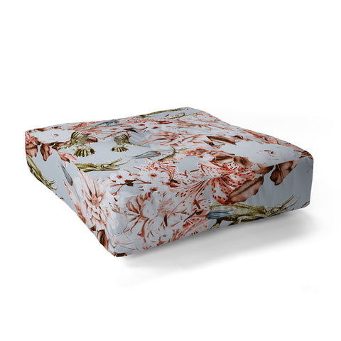 Marta Barragan Camarasa Wild botanical garden I Floor Pillow Square