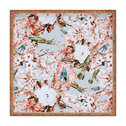 Marta Barragan Camarasa Wild botanical garden I Square Tray