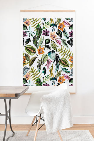 Marta Barragan Camarasa Wild colorful jungle FN5 Art Print And Hanger
