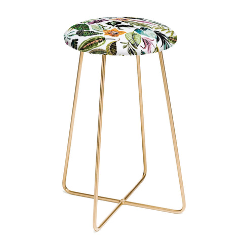 Marta Barragan Camarasa Wild colorful jungle FN5 Counter Stool