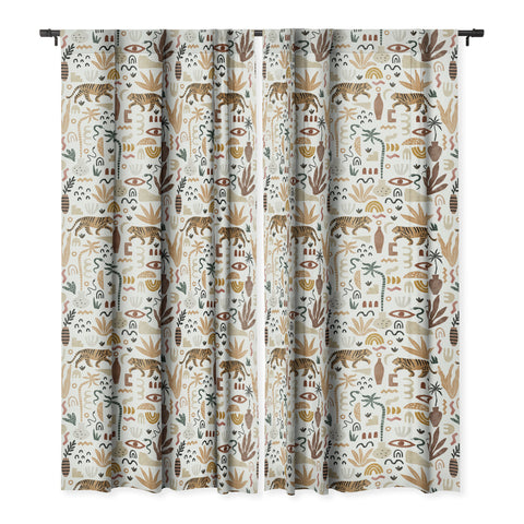 Marta Barragan Camarasa Wild Desert Shapes II Blackout Window Curtain