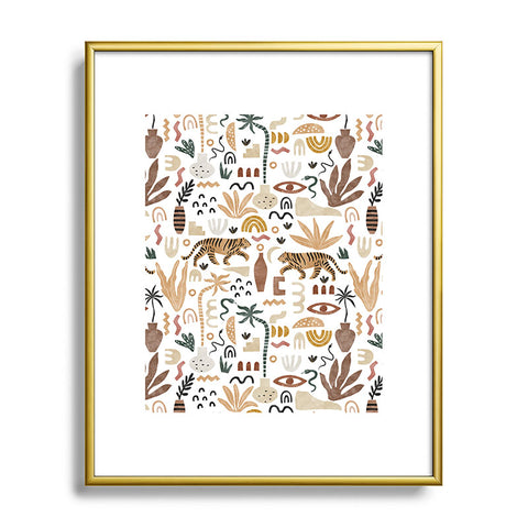 Marta Barragan Camarasa Wild Desert Shapes II Metal Framed Art Print