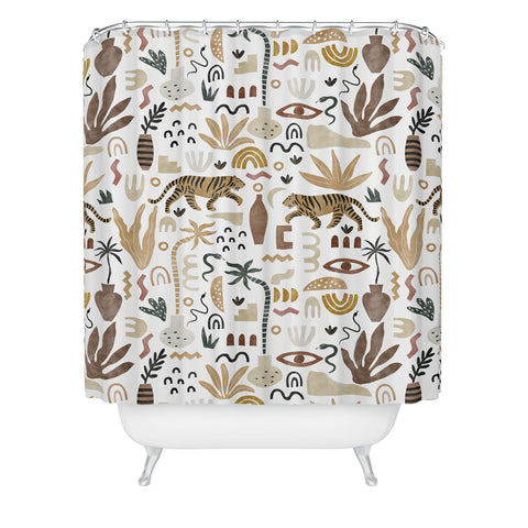 Marta Barragan Camarasa Wild Desert Shapes II Shower Curtain