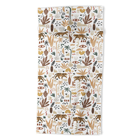 Marta Barragan Camarasa Wild Desert Shapes II Beach Towel