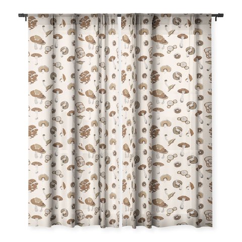 Marta Barragan Camarasa Wild forest mushrooms 2 Sheer Non Repeat