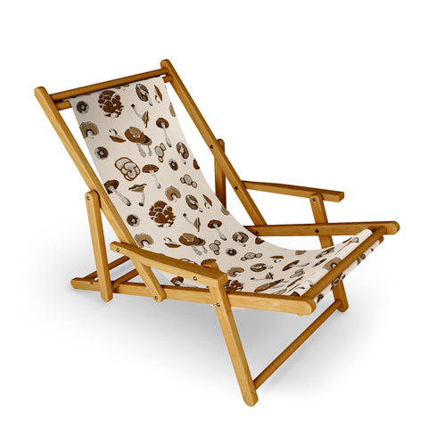 Marta Barragan Camarasa Wild forest mushrooms 2 Sling Chair
