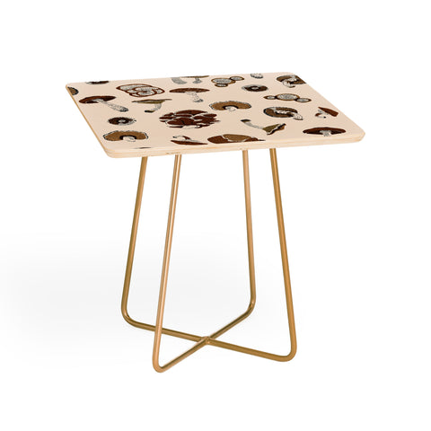 Marta Barragan Camarasa Wild forest mushrooms 2 Side Table