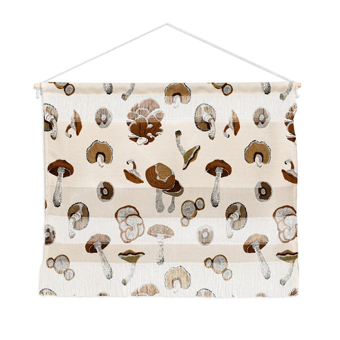 Marta Barragan Camarasa Wild forest mushrooms 2 Wall Hanging Landscape