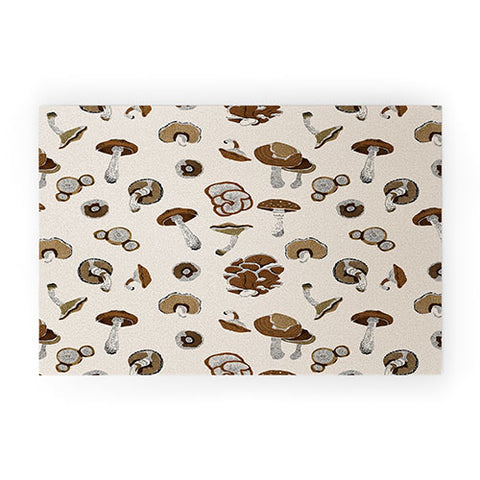 Marta Barragan Camarasa Wild forest mushrooms 2 Welcome Mat