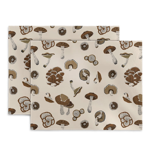 Marta Barragan Camarasa Wild forest mushrooms 2 Placemat