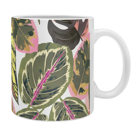 Marta Barragan Camarasa Wild jungle botanical leaves 6 Coffee Mug