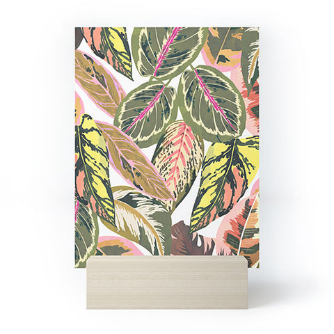 Marta Barragan Camarasa Wild jungle botanical leaves 6 Mini Art Print