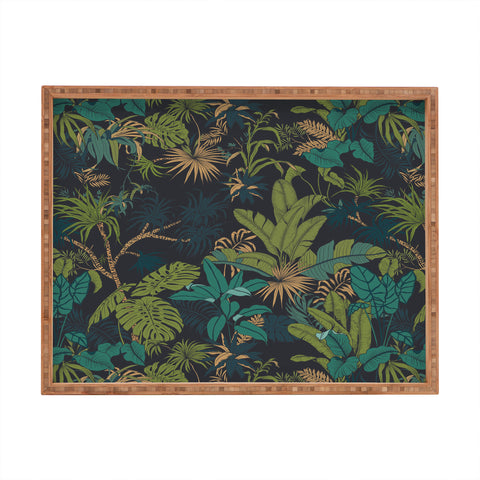Marta Barragan Camarasa Wild nature night 102 Rectangular Tray