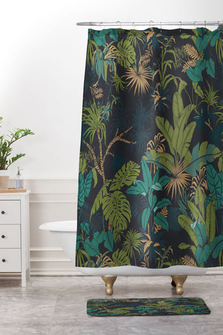 Marta Barragan Camarasa Wild nature night 102 Shower Curtain And Mat
