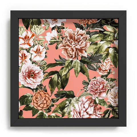 Marta Barragan Camarasa Wild rose meadow blooming Recessed Framing Square