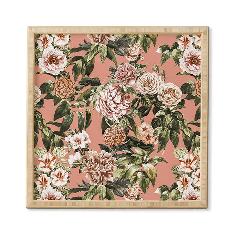 Marta Barragan Camarasa Wild rose meadow blooming Framed Wall Art