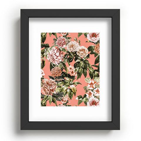 Marta Barragan Camarasa Wild rose meadow blooming Recessed Framing Rectangle