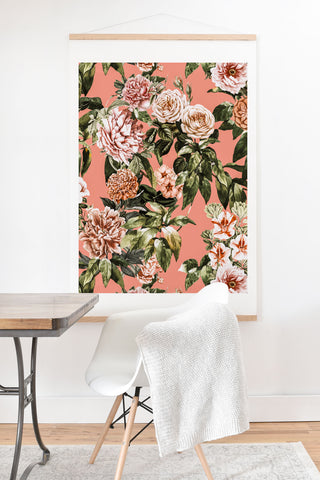 Marta Barragan Camarasa Wild rose meadow blooming Art Print And Hanger
