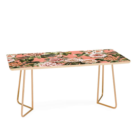 Marta Barragan Camarasa Wild rose meadow blooming Coffee Table