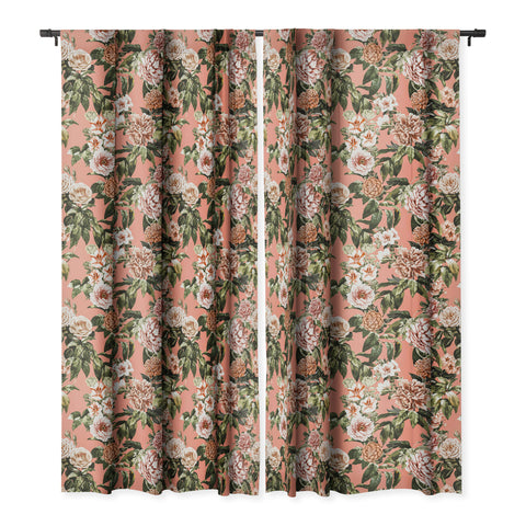 Marta Barragan Camarasa Wild rose meadow blooming Blackout Window Curtain