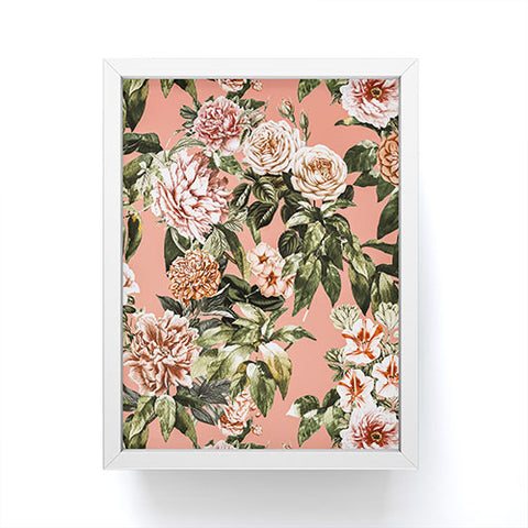 Marta Barragan Camarasa Wild rose meadow blooming Framed Mini Art Print