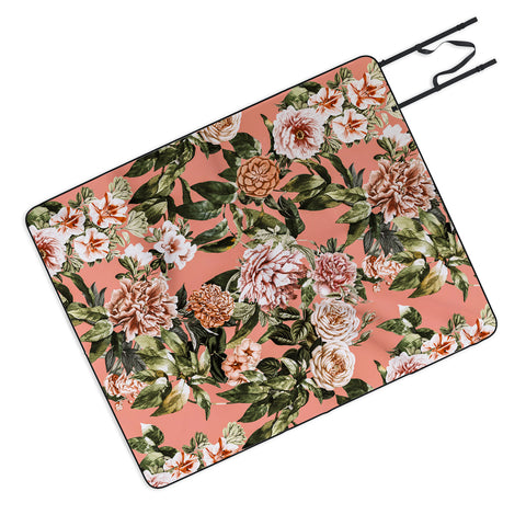 Marta Barragan Camarasa Wild rose meadow blooming Picnic Blanket