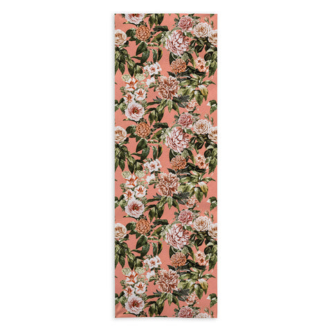 Marta Barragan Camarasa Wild rose meadow blooming Yoga Towel