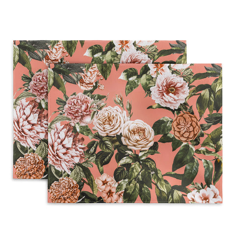 Marta Barragan Camarasa Wild rose meadow blooming Placemat