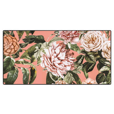 Marta Barragan Camarasa Wild rose meadow blooming Desk Mat