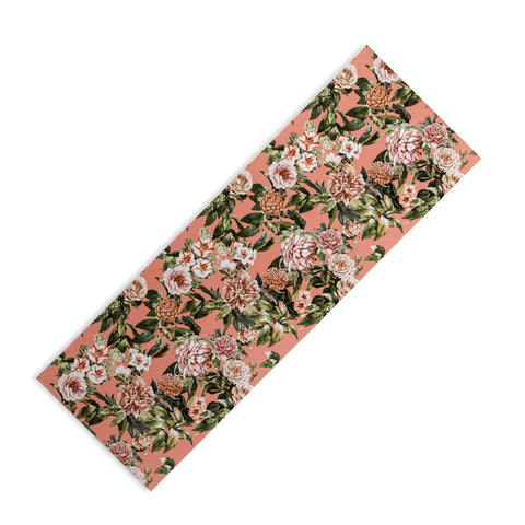 Marta Barragan Camarasa Wild rose meadow blooming Yoga Mat