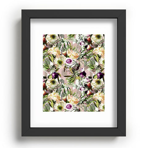 Marta Barragan Camarasa Wild vintage bloom in geometric Recessed Framing Rectangle