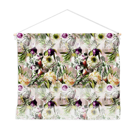 Marta Barragan Camarasa Wild vintage bloom in geometric Wall Hanging Landscape