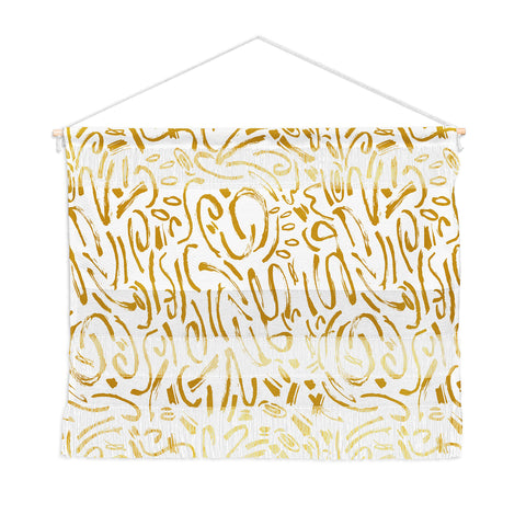 Marta Barragan Camarasa Wildness abstract brushstrokes Wall Hanging Landscape