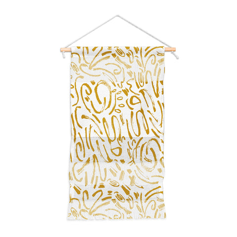 Marta Barragan Camarasa Wildness abstract brushstrokes Wall Hanging Portrait