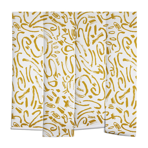 Marta Barragan Camarasa Wildness abstract brushstrokes Wall Mural