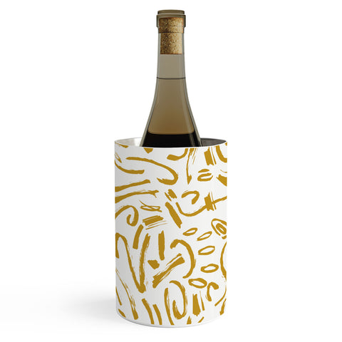 Marta Barragan Camarasa Wildness abstract brushstrokes Wine Chiller