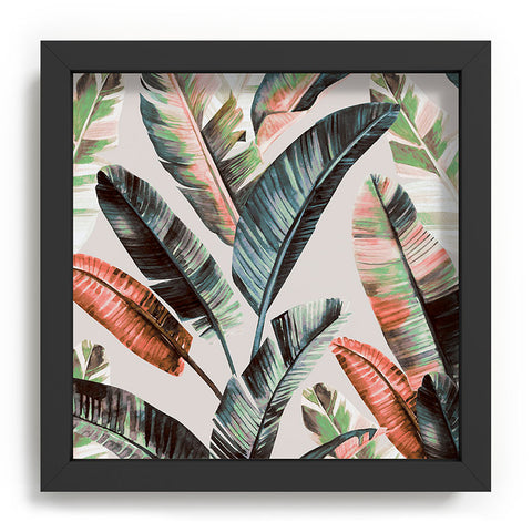 Marta Barragan Camarasa Winter palm trees Recessed Framing Square