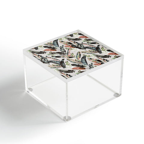 Marta Barragan Camarasa Winter palm trees Acrylic Box