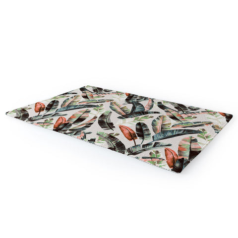 Marta Barragan Camarasa Winter palm trees Area Rug