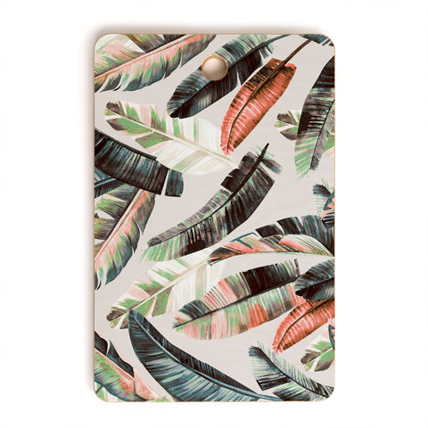 Marta Barragan Camarasa Winter palm trees Cutting Board Rectangle