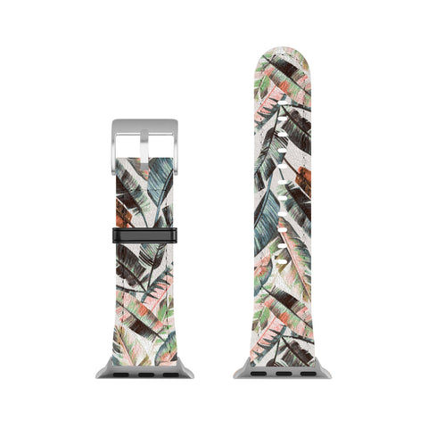 Marta Barragan Camarasa Winter palm trees Apple Watch Band