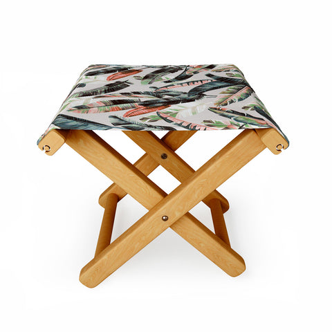 Marta Barragan Camarasa Winter palm trees Folding Stool