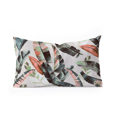Marta Barragan Camarasa Winter palm trees Oblong Throw Pillow