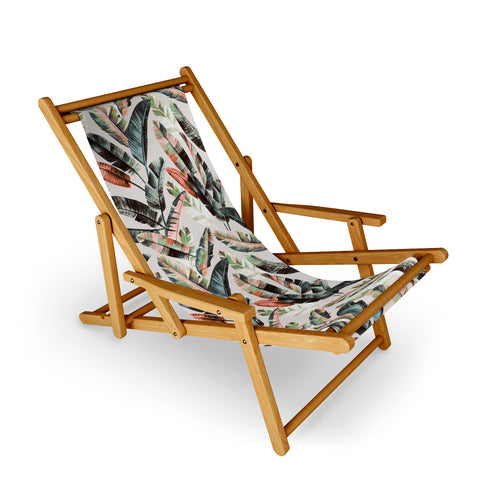 Marta Barragan Camarasa Winter palm trees Sling Chair