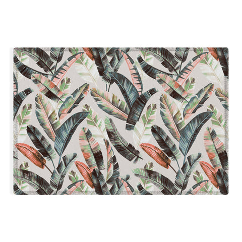Marta Barragan Camarasa Winter palm trees Outdoor Rug